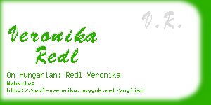 veronika redl business card